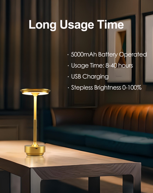 Zeyork Cordless Table Lamp - Image 3